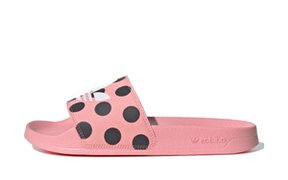 Adidas Womens WMNS Adilette Lite Slides 'Trefoil Logo - Polka Dot Pink' Glory Pink/Cloud White/Carbon Slides FU9149 - FU9149
