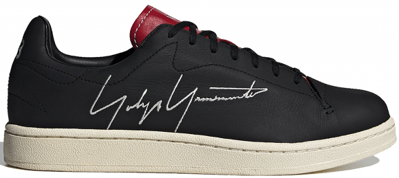 Mens adidas Y-3 Yohji Court - Noir, Noir - FU9190