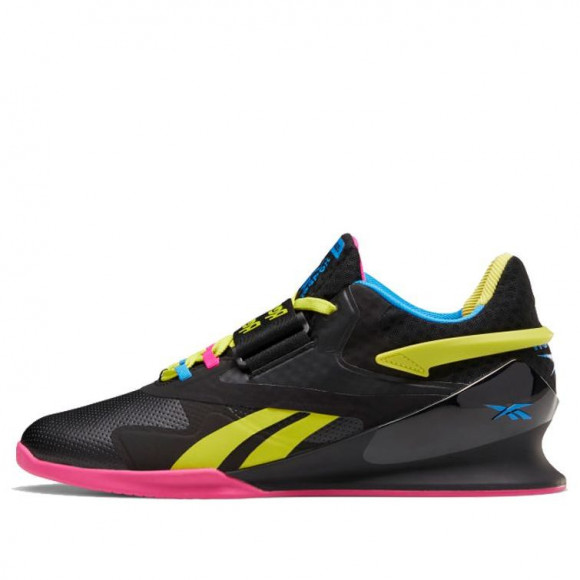 Reebok Legacy Lifter 2 'Chartreuse' Black/Chartreuse/Proud Pink Training Shoes FU9462 - FU9462