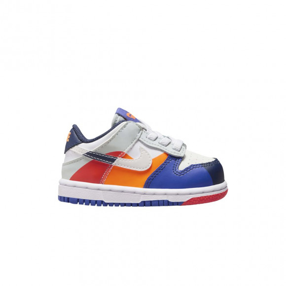 Nike Dunk Low SE TD 'Upside Down' | Multi-Color | Infant Size 3 - FV2964-100
