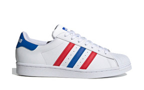 Adidas Superstar 'White Red Blue' Footwear White/Red/Blue Sneakers/Shoes FV3033 - FV3033
