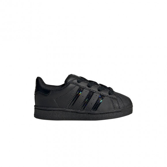 adidas Superstar EL I 'Triple Black Iridescent' | Infant Size 5 - FV3144