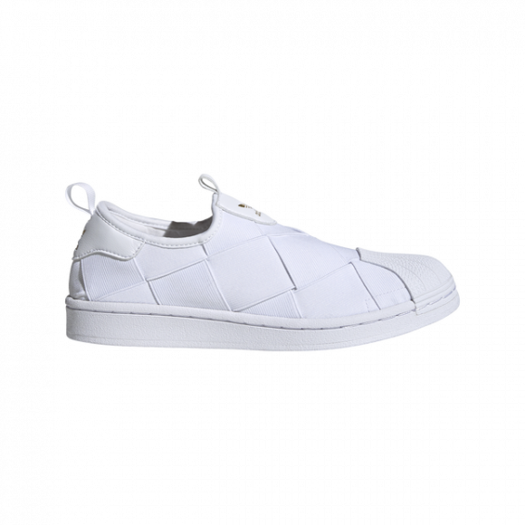 adidas Superstar Slip-on Shoes Cloud White Womens - FV3186