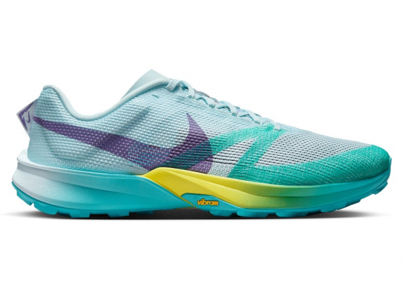 Nike ReactX Terra Kiger 10 Glacier Blue Dusty Cactus Opti Yellow Field Purple - FV3929-400