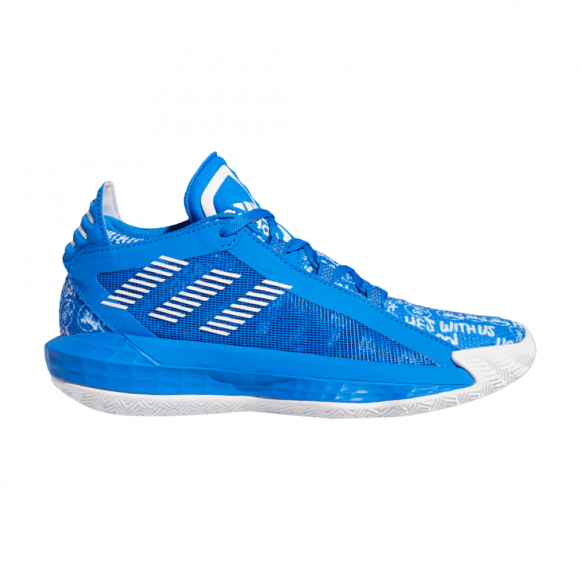 adidas Dame 6 J 'Glow Blue' - FV4211