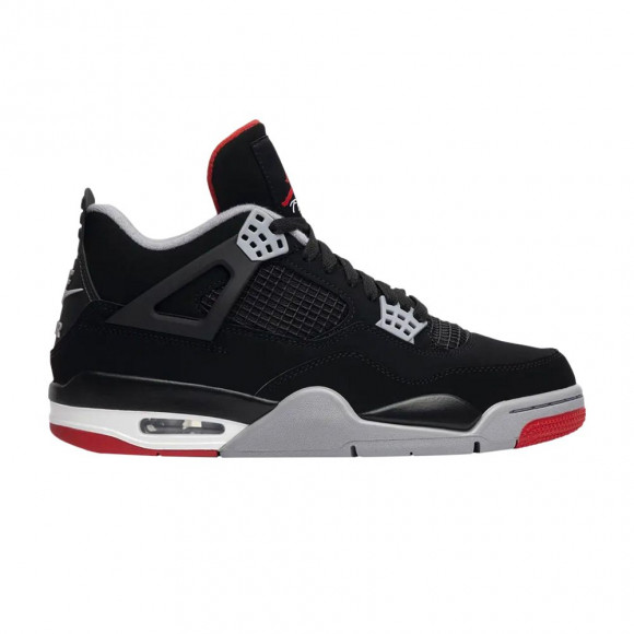 Air Jordan 4 Retro OG 'Bred' | Black | Men's Size 9 - FV5029-001