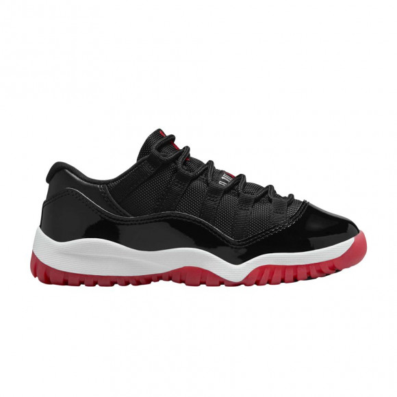 Air Jordan 11 Retro Low PS 'Bred' 2025 | Black | Kid's Size 10.5 - FV5116-006