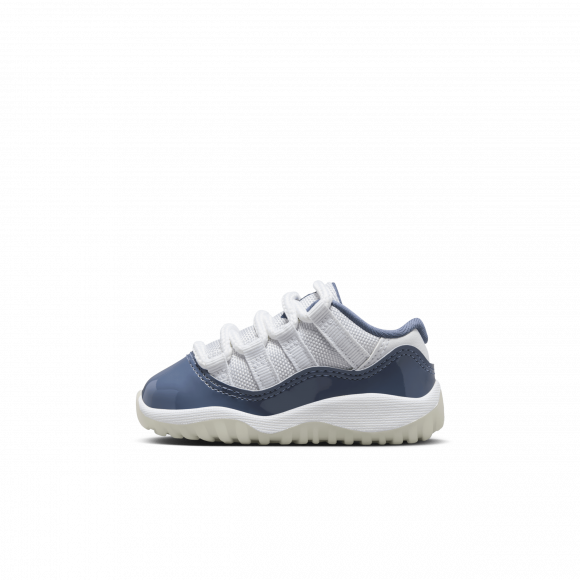 Jordan 11 Retro Low «Diffused Blue» sko til sped-/småbarn - Hvit - FV5120-104