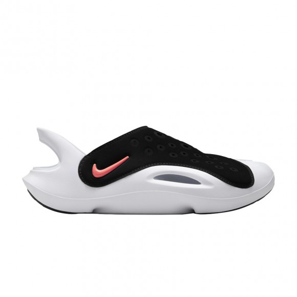 Nike Aqua Swoosh Sandal GS 'Black Hyper Orange' | Kid's Size 5 - FV6363-001