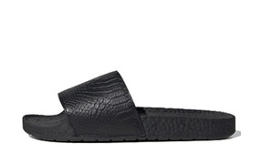 Adidas Adilette Boost Slides 'Snakeskin' Core Black/Core Black/Core Black Slides FV6422 - FV6422