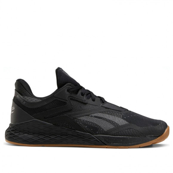 Reebok Nano X 'Black Gum' Black/True Grey/Lee 3 Marathon Running Shoes/Sneakers FV6672 - FV6672