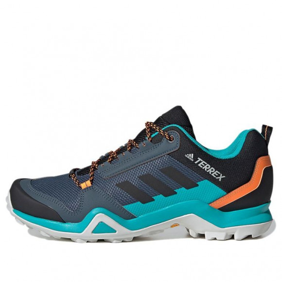 adidas Terrex AX3 Grey/Blue Hiking Shoes FV6852 - FV6852