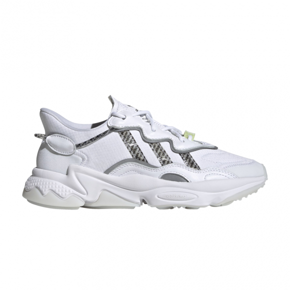 Wmns Ozweego 'Logo Print - White' - FV8116