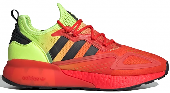 adidas ZX 2K Boost Solar Yellow Hi Res Red - FW0482
