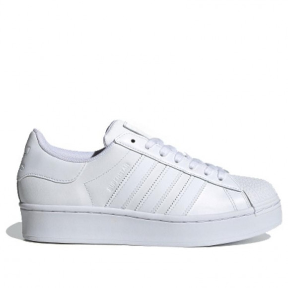 Adidas Womens WMNS Superstar Bold 'Triple White' Footwear White/Footwear White/Footwear White Sneakers/Shoes FW5769 - FW5769