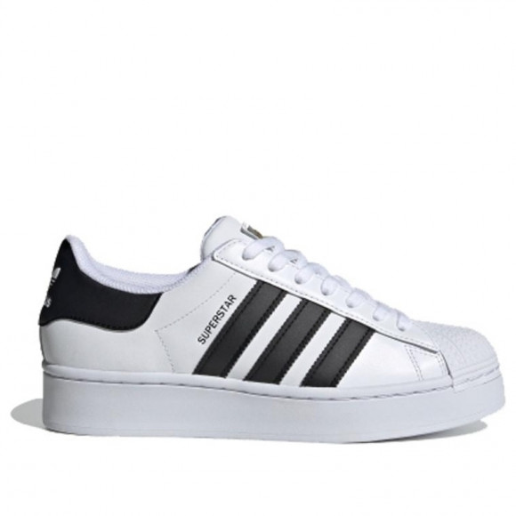 Adidas Womens WMNS Superstar Bold 'White Black' Footwear White/Core Black/Footwear White Sneakers/Shoes FW5771 - FW5771