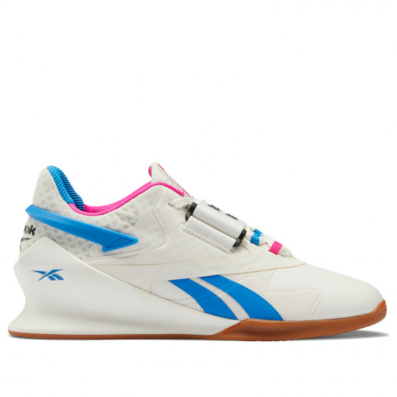 Reebok Womens WMNS Legacy Lifter 2 'Chalk Horizon Blue' Chalk/Proud Pink/Horizon Blue Marathon Running Shoes/Sneakers FW8477 - FW8477