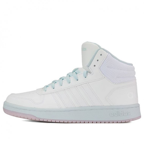 (WMNS) adidas neo Hoops 2.0 Mid 'White Light Blue' - FW9356