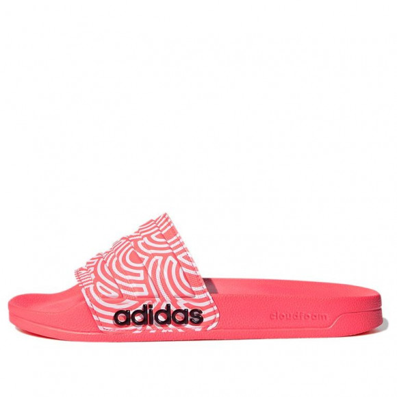 (WMNS) Adidas Boot Adilette Shower Slipper Pink/White - FX1199