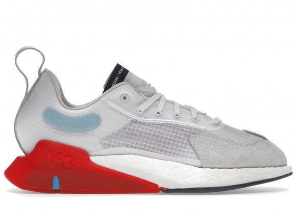 Y-3 White and Red Orisan Sneakers - FX1411