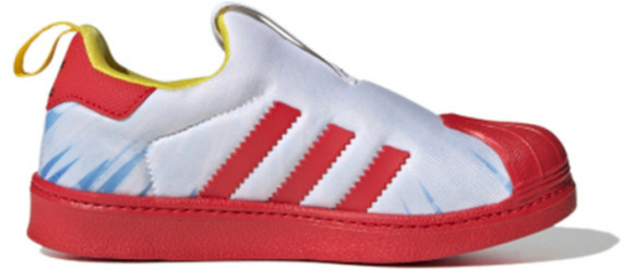 Adidas Marvel x Superstar 360 J 'Iron Man' Cloud White/Vivid Red/Yellow Sneakers/Shoes FX4880 - FX4880