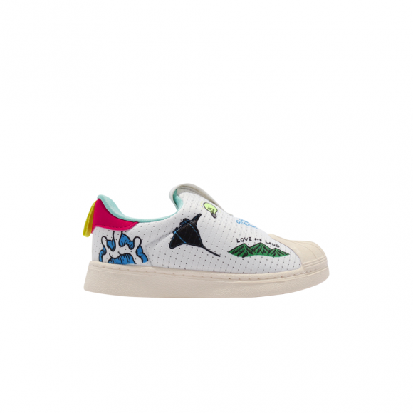 Aaron Kai x Superstar 360 Primeblue Infant 'Pop Art Style Waves' - FX4926