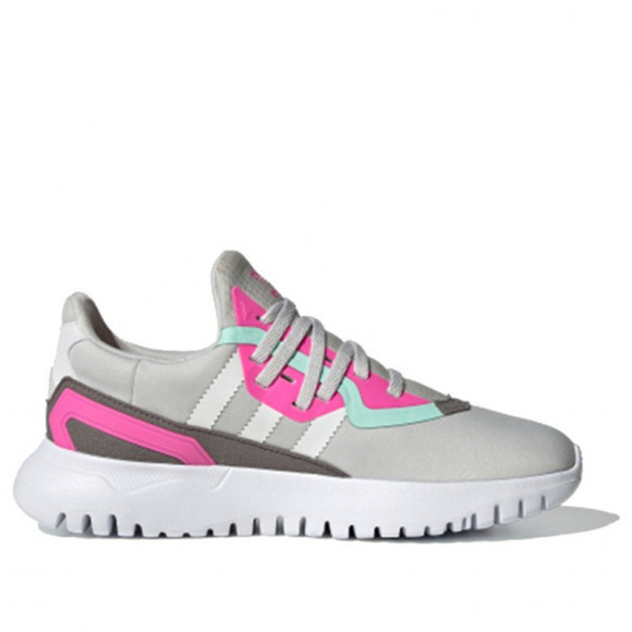 Adidas Flex J 'Grey Screaming Pink' Grey One/Cloud White/Screaming Pink Marathon Running Shoes/Sneakers FX5324 - FX5324