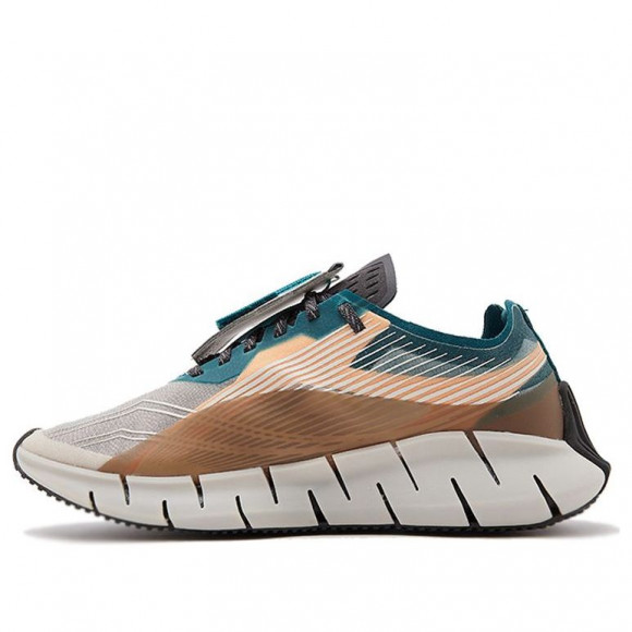 Reebok Zig 3D Storm GRAY/GREEN/ORANGE Marathon Running Shoes/Sneakers FX7632 - FX7632