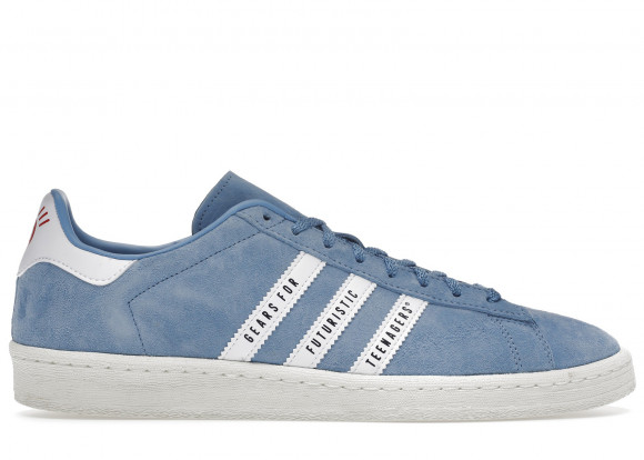 White and Blue Campus Sneakers - Antonia