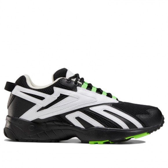 Reebok INTV Logo 'Black Green' Black/White/Signal Green Marathon Running Shoes/Sneakers FY1299 - FY1299