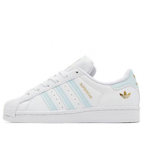 ADIDAS SUPER STAR J (WHITE/GOLD) –