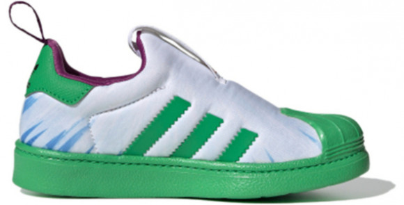 Adidas Marvel x Superstar 360 J 'Hulk' Cloud White/Vivid Green/Rich Mauve Sneakers/Shoes FY2508 - FY2508