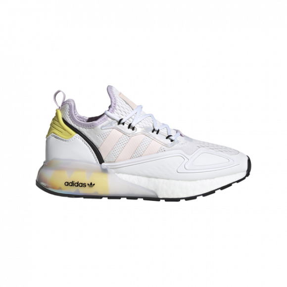 Adidas Womens WMNS ZX 2K Boost 'White Pink Tint' Footwear White/Pink Tint/Core Black Marathon Running Shoes/Sneakers FY3028 - FY3028