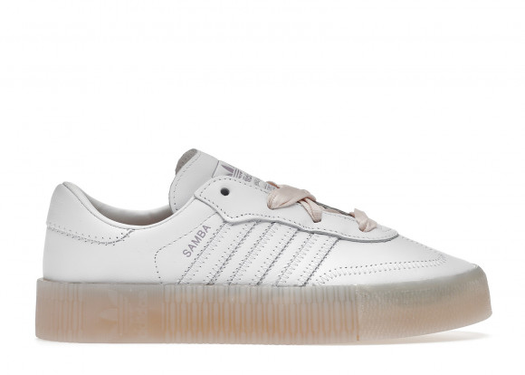 Adidas Womens WMNS Sambarose 'White Halo Pink' Footwear White/Footwear White/Halo Pink Sneakers/Shoes FY3030 - FY3030