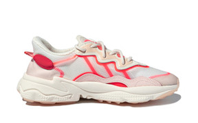 Adidas Womens WMNS Ozweego 'Signal Pink' Signal Pink/Pink Tint/Signal Pink Marathon Running Shoes/Sneakers FY3128 - FY3128