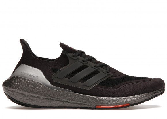 adidas UltraBOOST 21 Carbon/ Carbon/ Solar Red - FY3952
