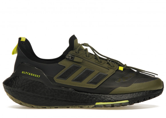 adidas Originals 绿色 Ultraboost 21 运动鞋 - FY3956