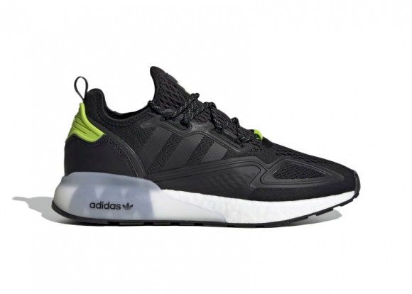 Adidas ZX 2K Boost 'Black Semi Solar Slime' Core Black/Core Black/Semi Solar Slime Running Shoes/Sneakers FY4497 - FY4497
