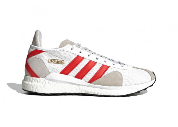adidas Originals Tokio Solar X Human Made WHITE/GRAY/RED Marathon Running Shoes (Low Tops/Cushioning/Wear-resistant/Crossover/Non-Slip) FY5186 - FY5186