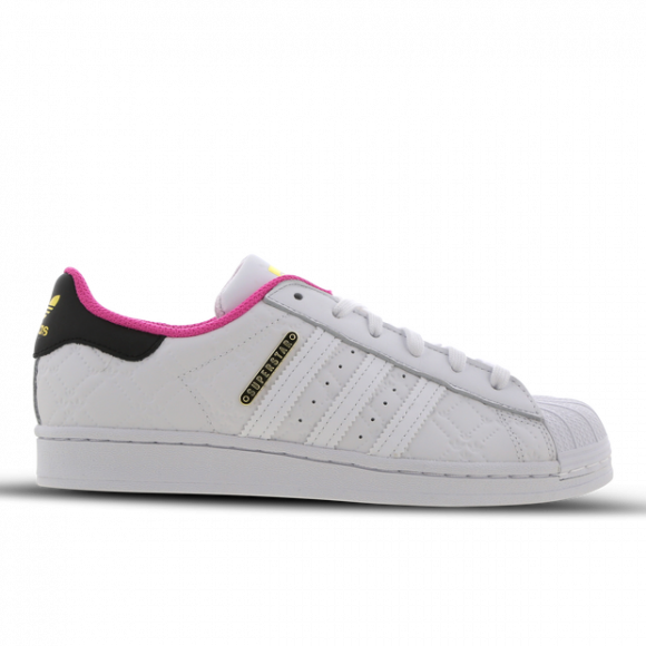 adidas Originals Chaussure Superstar - Screaming Pink / Cloud White / Core Black, Screaming Pink / Cloud White / Core Black - FY6689