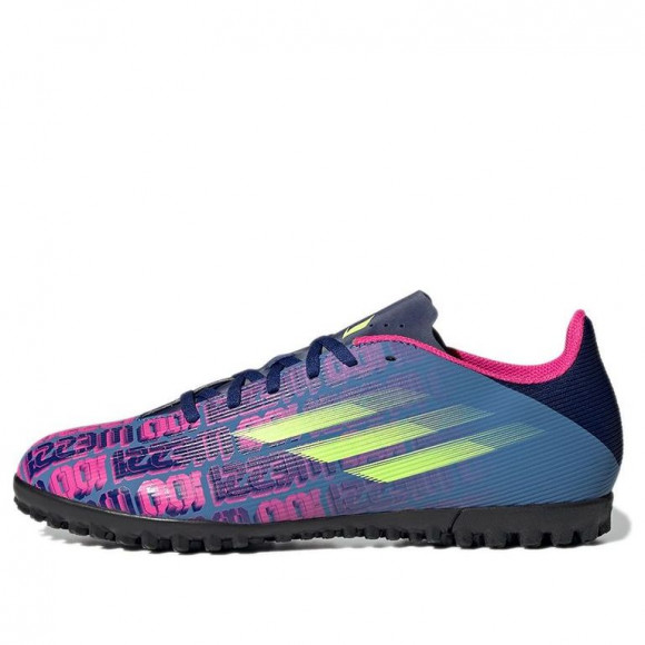 Adidas X Speedflow Messi.4 TF Turf Soccer Shoes Blue/Purple