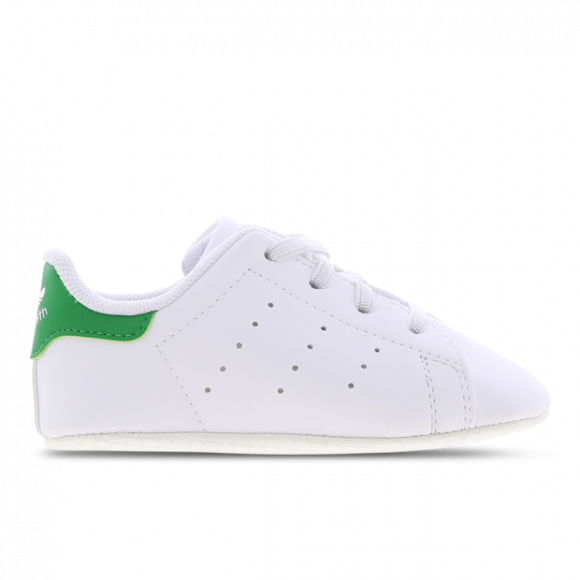 adidas Originals Stan Smith - Boys' Infant Tennis Shoes - White / White / Green - FY7890
