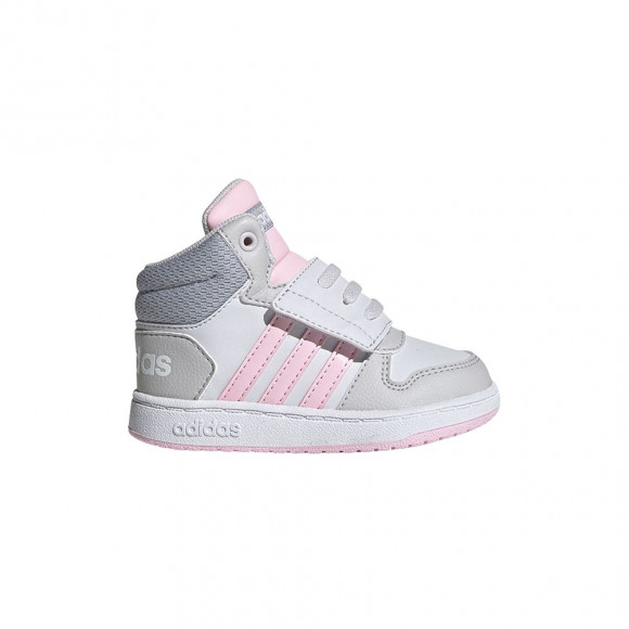 adidas Hoops 2.0 Mid I 'White Pink' | Infant Size 3 - FY9290