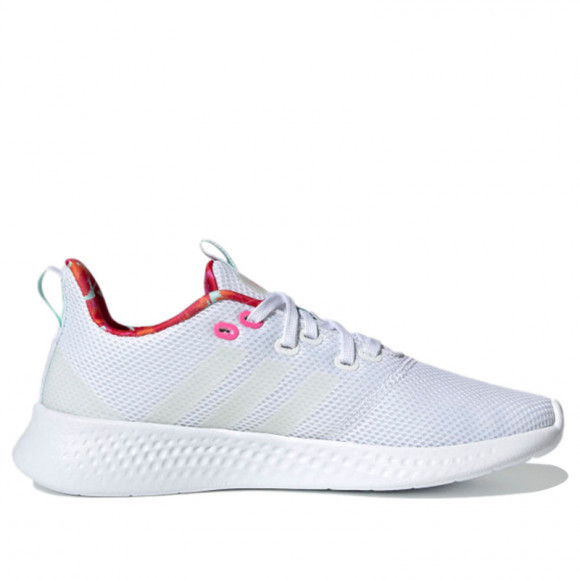 Adidas Womens WMNS Puremotion 'White Screaming Pink' Cloud White/Cloud White/Screaming Pink Marathon Running Shoes/Sneakers FZ0364 - FZ0364