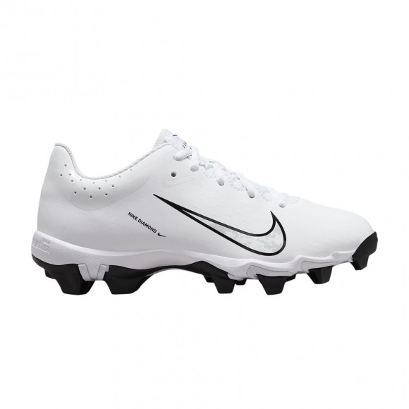 Nike Hyperdiamond 4 Keystone GS 'White/Black/Pure Platinum' | Kid's Size 13 - FZ0919-100