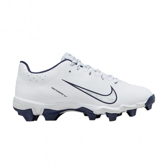 Nike Hyperdiamond 4 Keystone GS 'White/Pure Platinum/Midnight Navy' | Kid's Size 5 - FZ0919-103