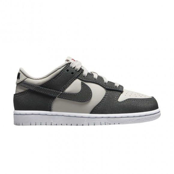Nike Dunk Low PS 'Light Iron Ore Anthracite Glitter' | Grey | Kid's Size 12 - FZ1001-001