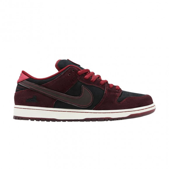 Nike RIOT Skateshop x Dunk Low Pro SB QS 'Mahogany Dark Beetroot' Special Box | Red | Men's Size 7.5 - FZ1289-200-SB