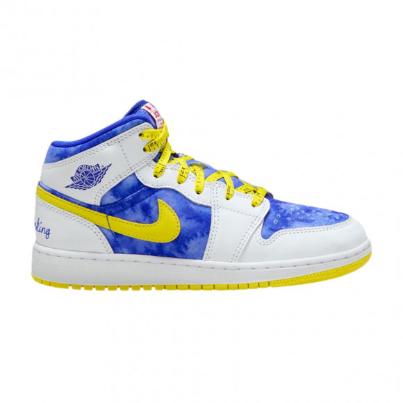 Air Jordan 1 Mid GS 'Sneaker School' | Blue | Kid's Size 6 - FZ3945-100