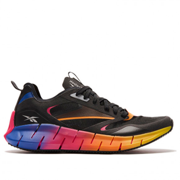 Reebok Zig Kinetica Horizon 'Black Rainbow' Black/Proud Pink/Vector Blue Marathon Running Shoes/Sneakers FZ4835 - FZ4835